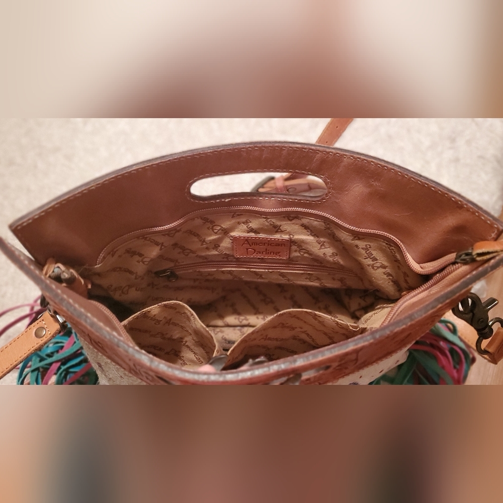 American Darling Purse (Pink/Teal) - Picture 6 of 6